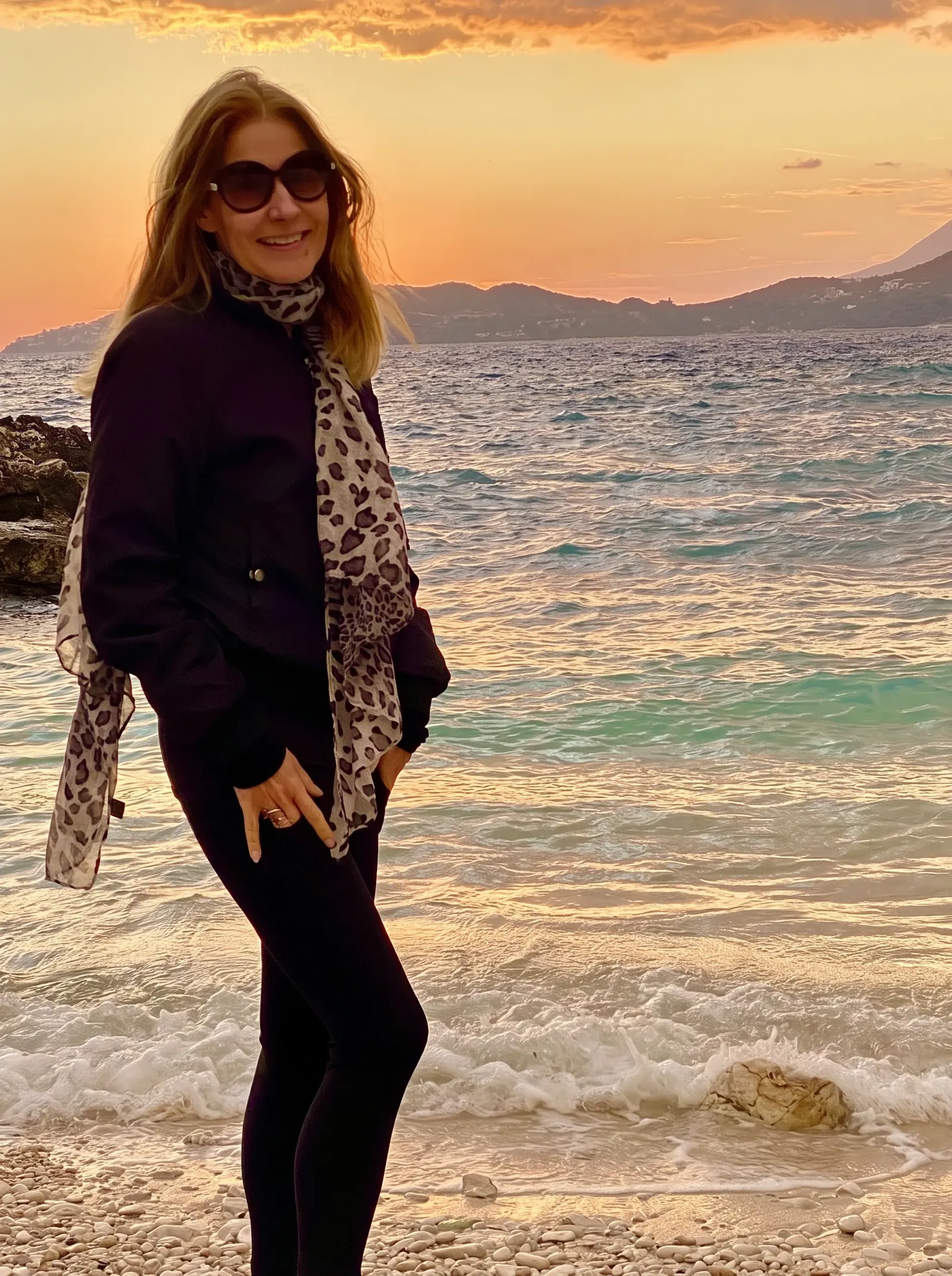 Golden hour shorelines